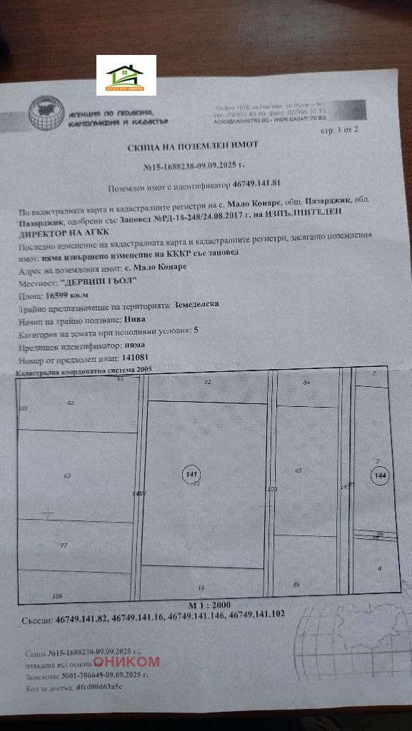 Продава ПАРЦЕЛ в град Пазарджик, Промишлена зона - Изток