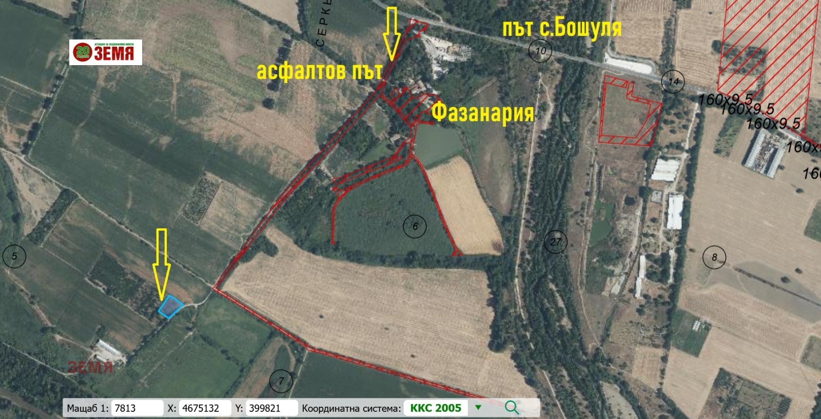 Продава ПАРЦЕЛ в град Пазарджик, Устрем