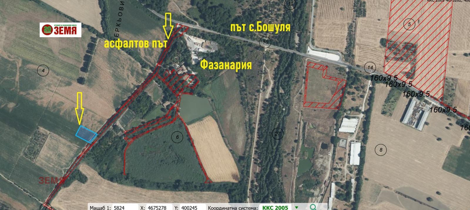 Продава ПАРЦЕЛ в град Пазарджик, Устрем