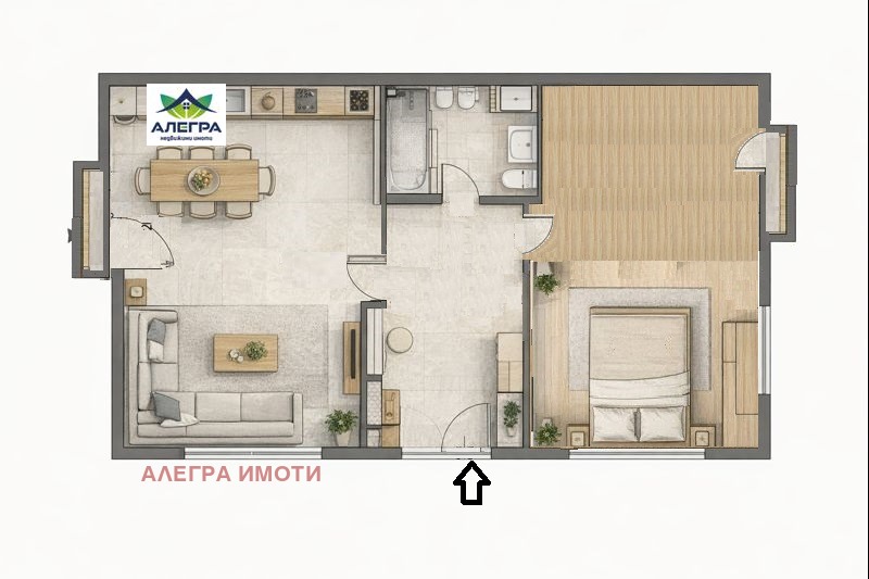 Продава 2-СТАЕН в град Пазарджик, Център