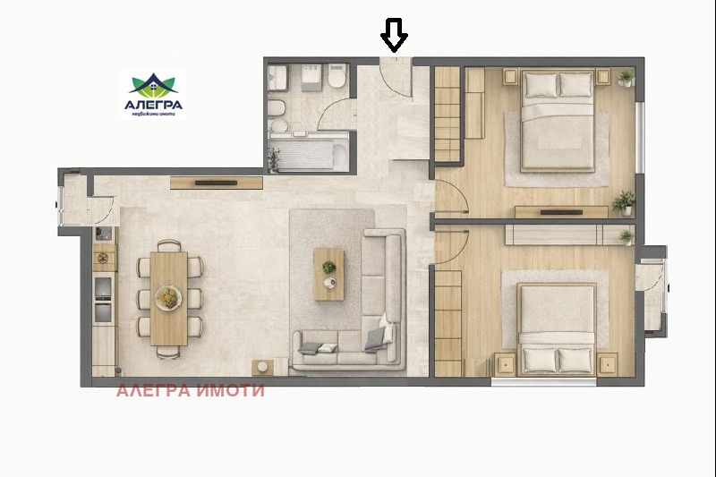 Продава 3-СТАЕН в град Пазарджик, Център