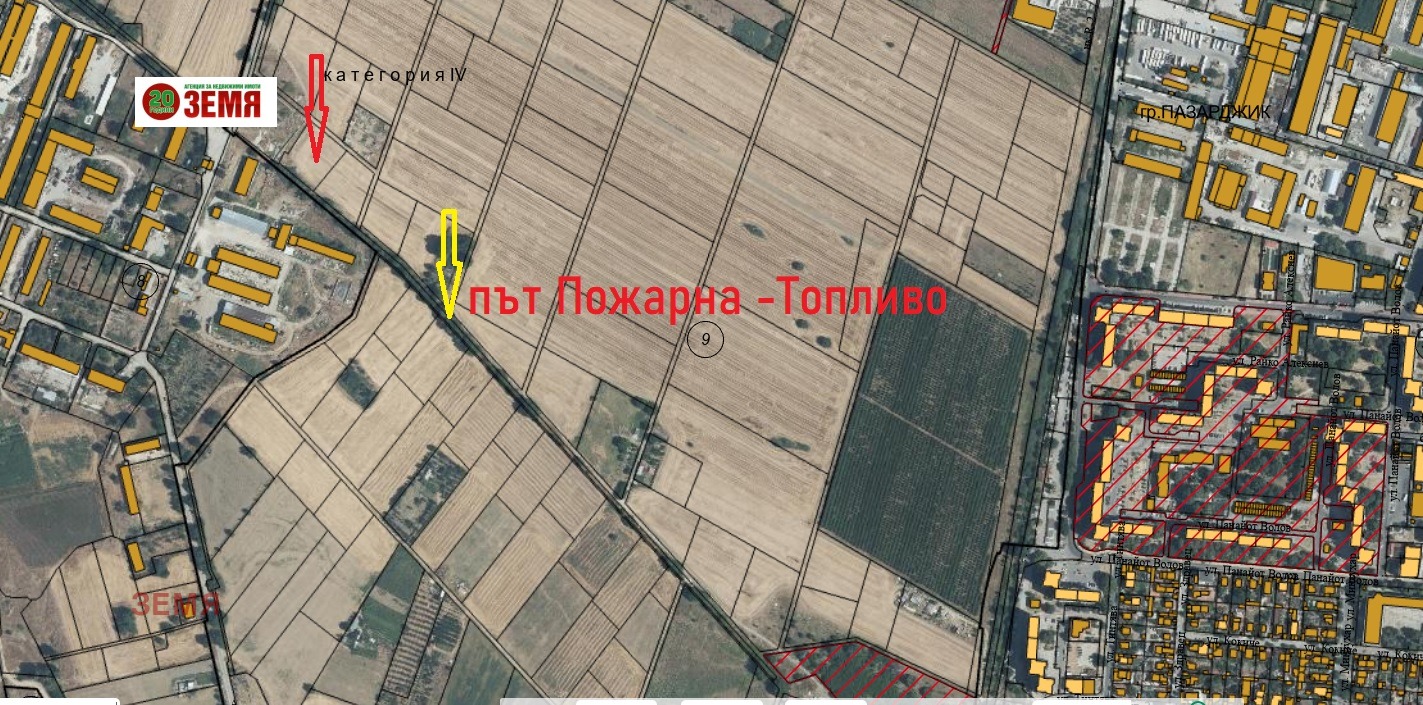 Продава ПАРЦЕЛ в град Пазарджик, Запад
