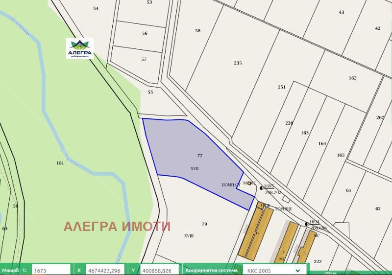 Продава ПАРЦЕЛ в град Пазарджик, Запад